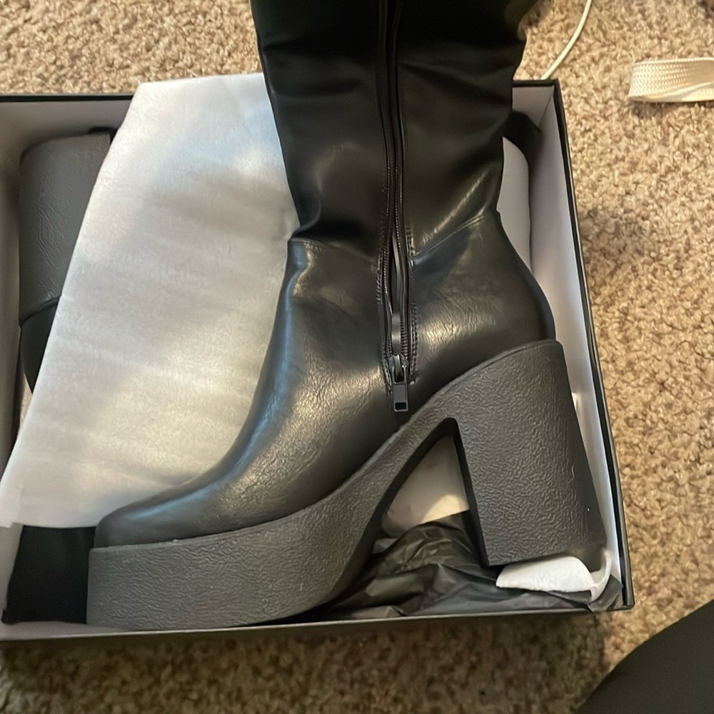 Lamoda  slick nicks knee high boots
